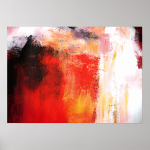 Modern Abstract Art Gloss Canvas Print