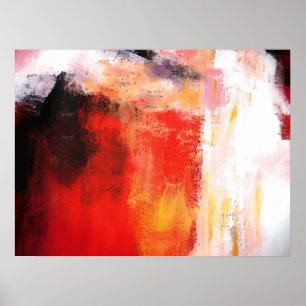 Modern Abstract Art Gloss Canvas Print