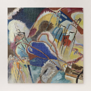 Modern Abstract Art Improvisation No. 30 Kandinsky Jigsaw Puzzle