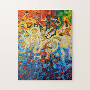 Modern Abstract Art Jigsaw Puzzle