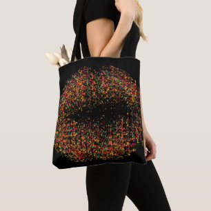 Modern Abstract Art Lips #10 Tote Bag