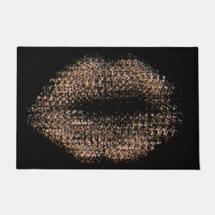 Modern Abstract Art Lips #18 Doormat