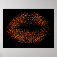 Modern Abstract Art Lips #2