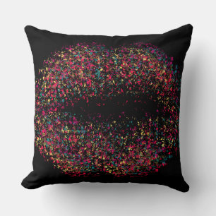 Modern Abstract Art Lips #7 Cushion