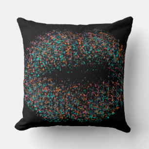 Modern Abstract Art Lips #8 Cushion