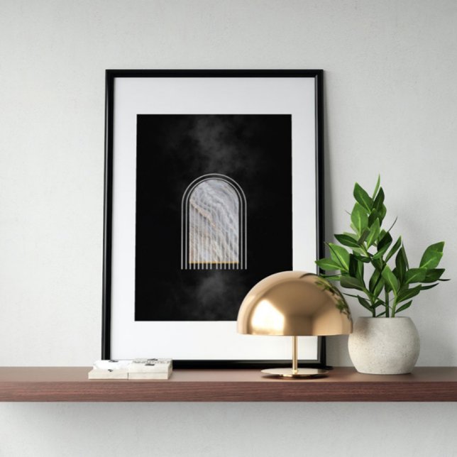 Modern Abstract Art mid century Minimalist  Poster (Creator Uploaded)