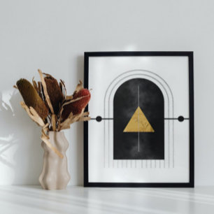 Modern Abstract Art mid century Minimalist Poster