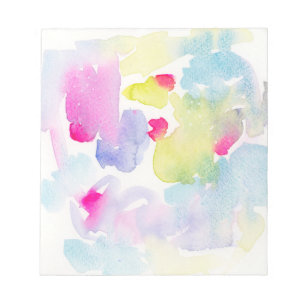modern abstract art notepad