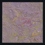 Modern Abstract Art Pink Purple Yellow Green Black Faux Canvas Print<br><div class="desc">Modern Abstract Art Pink Purple Yellow Green Black Trendy Faux Wrapped Canvas Print.</div>