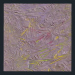 Modern Abstract Art Pink Purple Yellow Green Black Faux Canvas Print<br><div class="desc">Modern Abstract Art Pink Purple Yellow Green Black Trendy Faux Wrapped Canvas Print.</div>