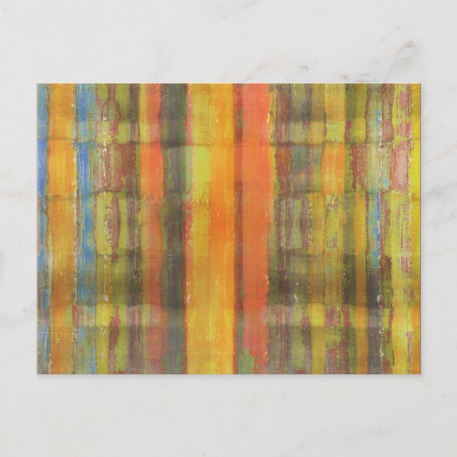Modern Abstract Art Postcard (Front)