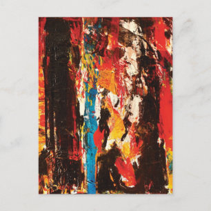 Modern Abstract Art Postcard