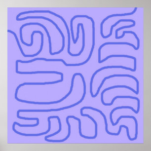 modern abstract art poster