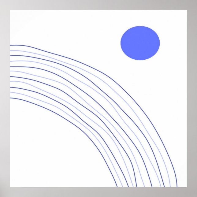 modern abstract art poster (Front)