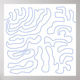 modern abstract art poster