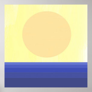 modern abstract art poster