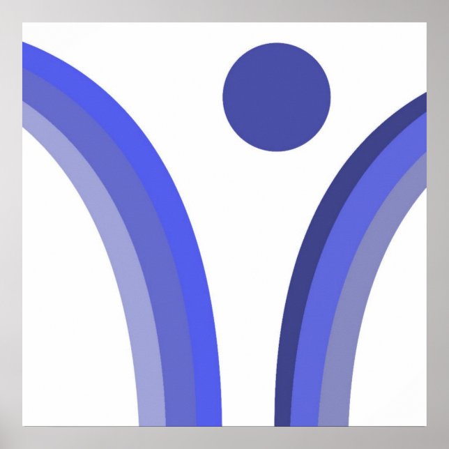 modern abstract art poster (Front)