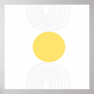 modern abstract art poster