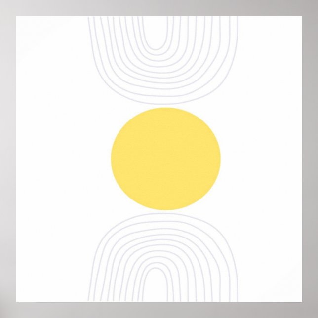 modern abstract art poster (Front)