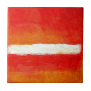 Modern Abstract Art - Rothko Style Ceramic Tile