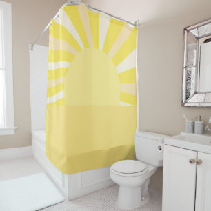 modern abstract art shower curtain