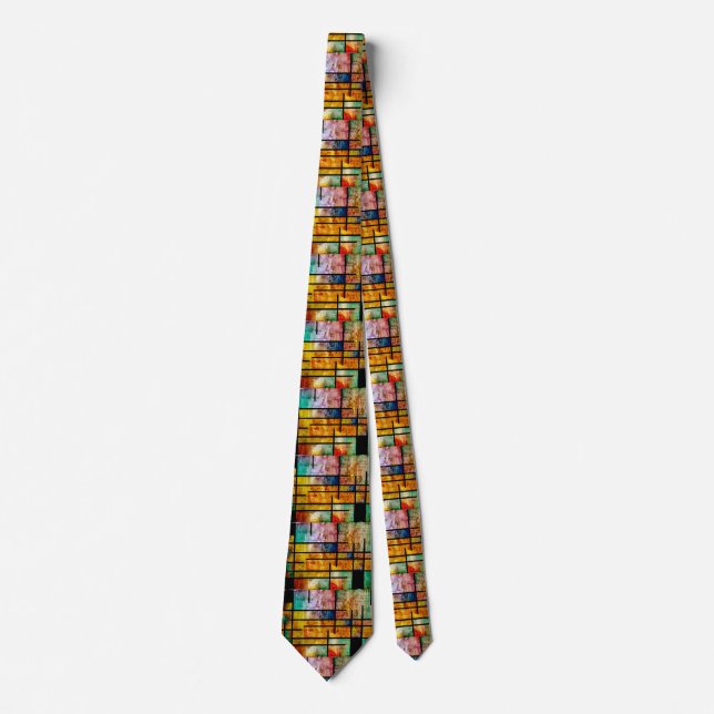 Modern abstract art tie (Front)