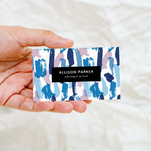 Modern Abstract Artist Business Card