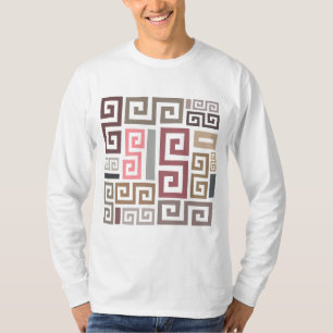 modern abstract artistic colored lines T-Shirt