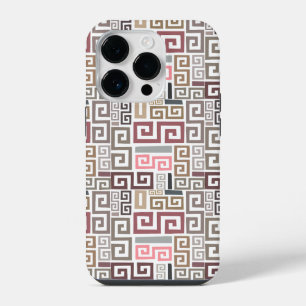 modern abstract artistic coloured lines iPhone 14 pro case
