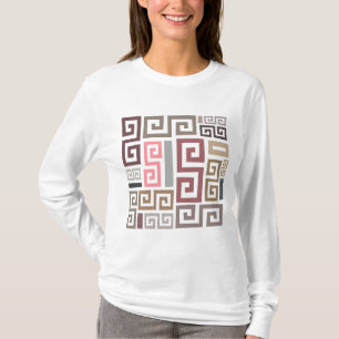 modern abstract artistic coloured lines T-Shirt