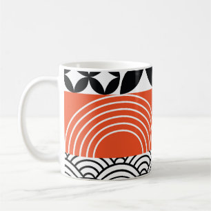 Modern Abstract: Artistic Design Canvas. Coffee Mug