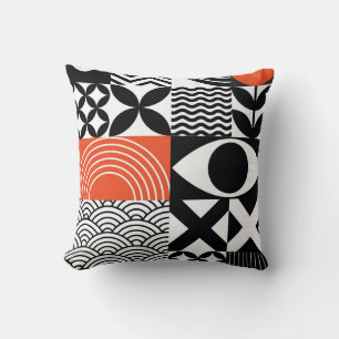 Modern Abstract: Artistic Design Canvas. Cushion