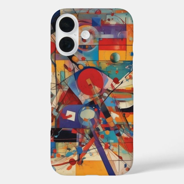 Modern Abstract Artwork Case-Mate iPhone Case (Back)