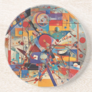 Modern Abstract Artwork Coaster
