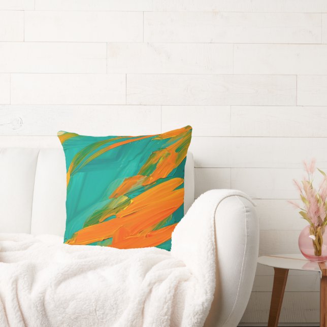 Modern Abstract Artwork Cushion (Couch)