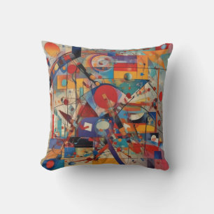 Modern Abstract Artwork Cushion