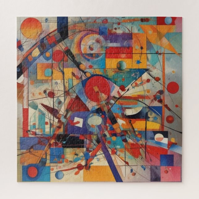 Modern Abstract Artwork Jigsaw Puzzle (Vertical)
