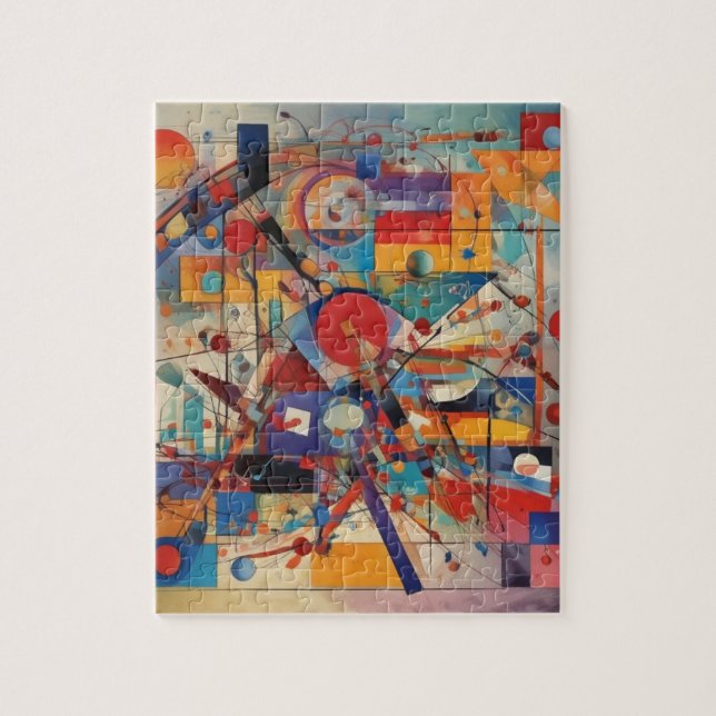 Modern Abstract Artwork Jigsaw Puzzle (Vertical)