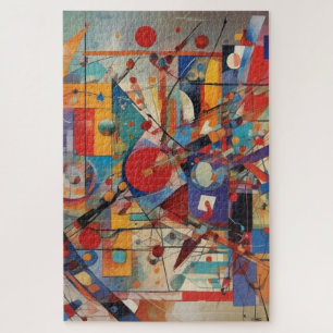 Modern Abstract Artwork Jigsaw Puzzle
