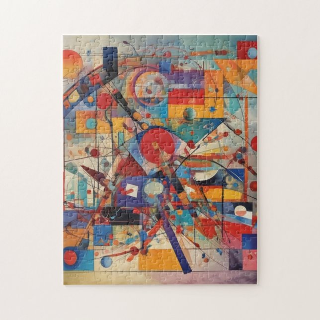 Modern Abstract Artwork Jigsaw Puzzle (Vertical)