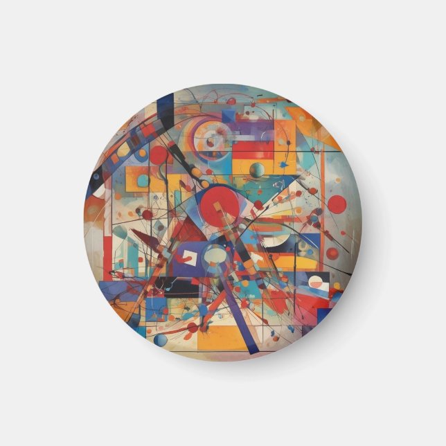 Modern Abstract Artwork Magnet (Front)