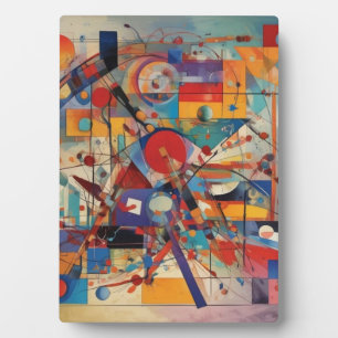 Modern Abstract Artwork Plaque