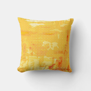Modern abstract background of bright brush strokes cushion