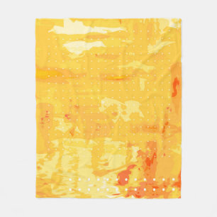 Modern abstract background of bright brush strokes fleece blanket
