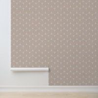 Modern Abstract Beige Tan Brown Arch Lines