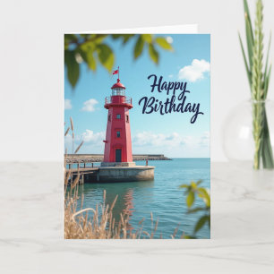 Modern Abstract Birthday Card