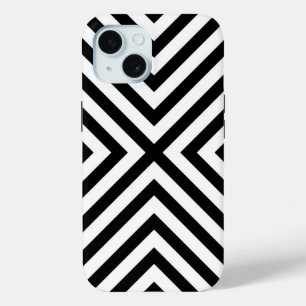 Modern Abstract Chevron Pattern iPhone 15 Case