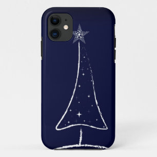 Modern Abstract Christmas Tree iPhone 11 Case