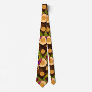 Modern Abstract Circles Tie