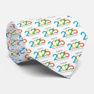 Modern Abstract Class of 2025 Tie